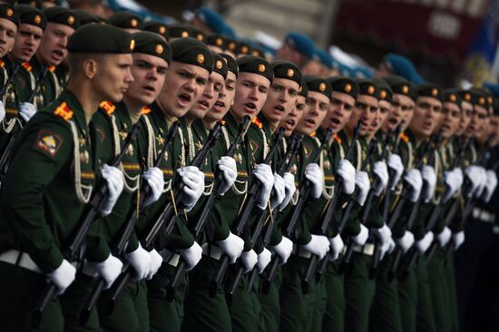Russia Victory Day Parade Rehearsal