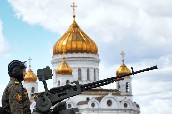 Russia Victory Day Parade Rehearsal