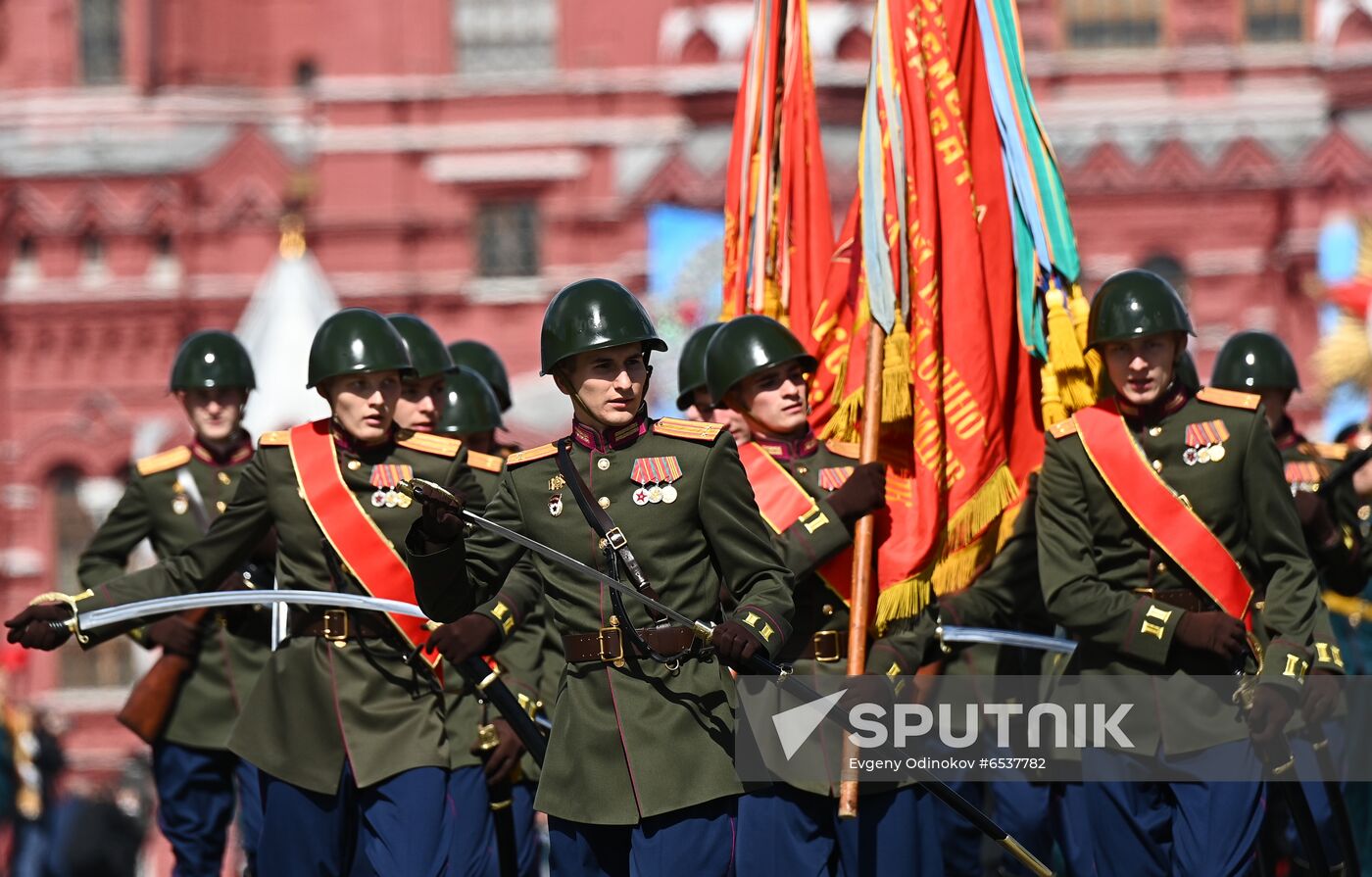 Russia Victory Day Parade Rehearsal