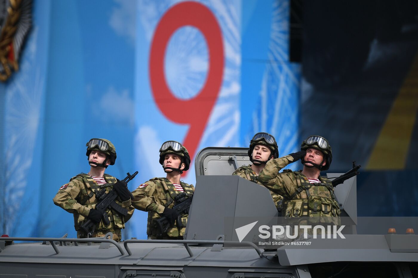 Russia Victory Day Parade Rehearsal