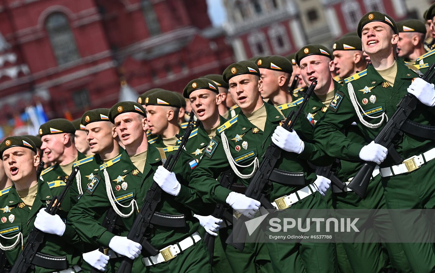 Russia Victory Day Parade Rehearsal