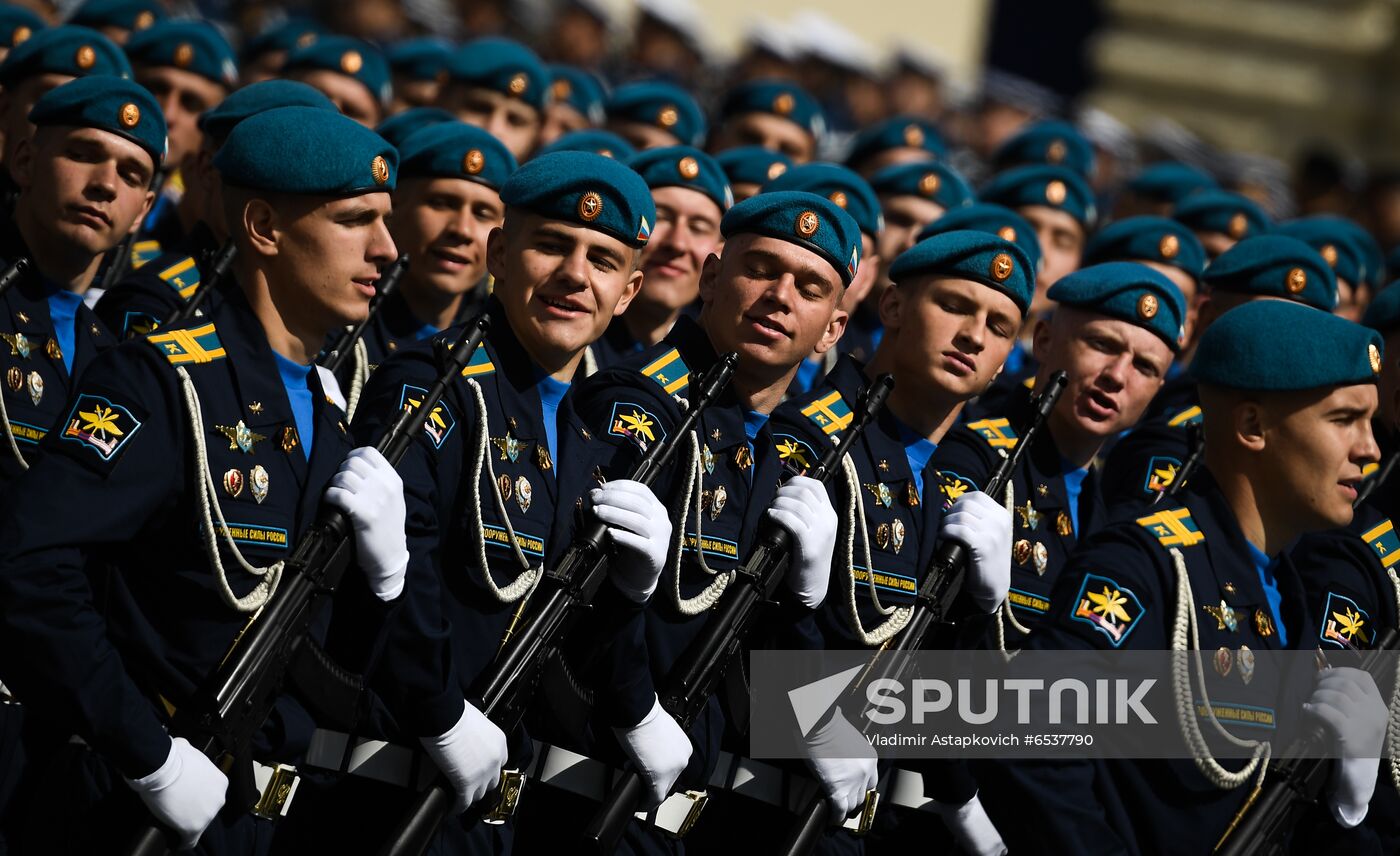 Russia Victory Day Parade Rehearsal