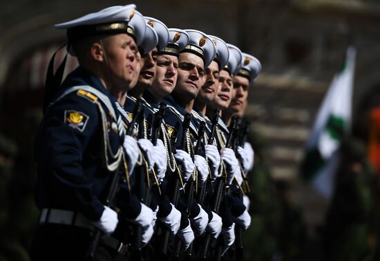 Russia Victory Day Parade Rehearsal