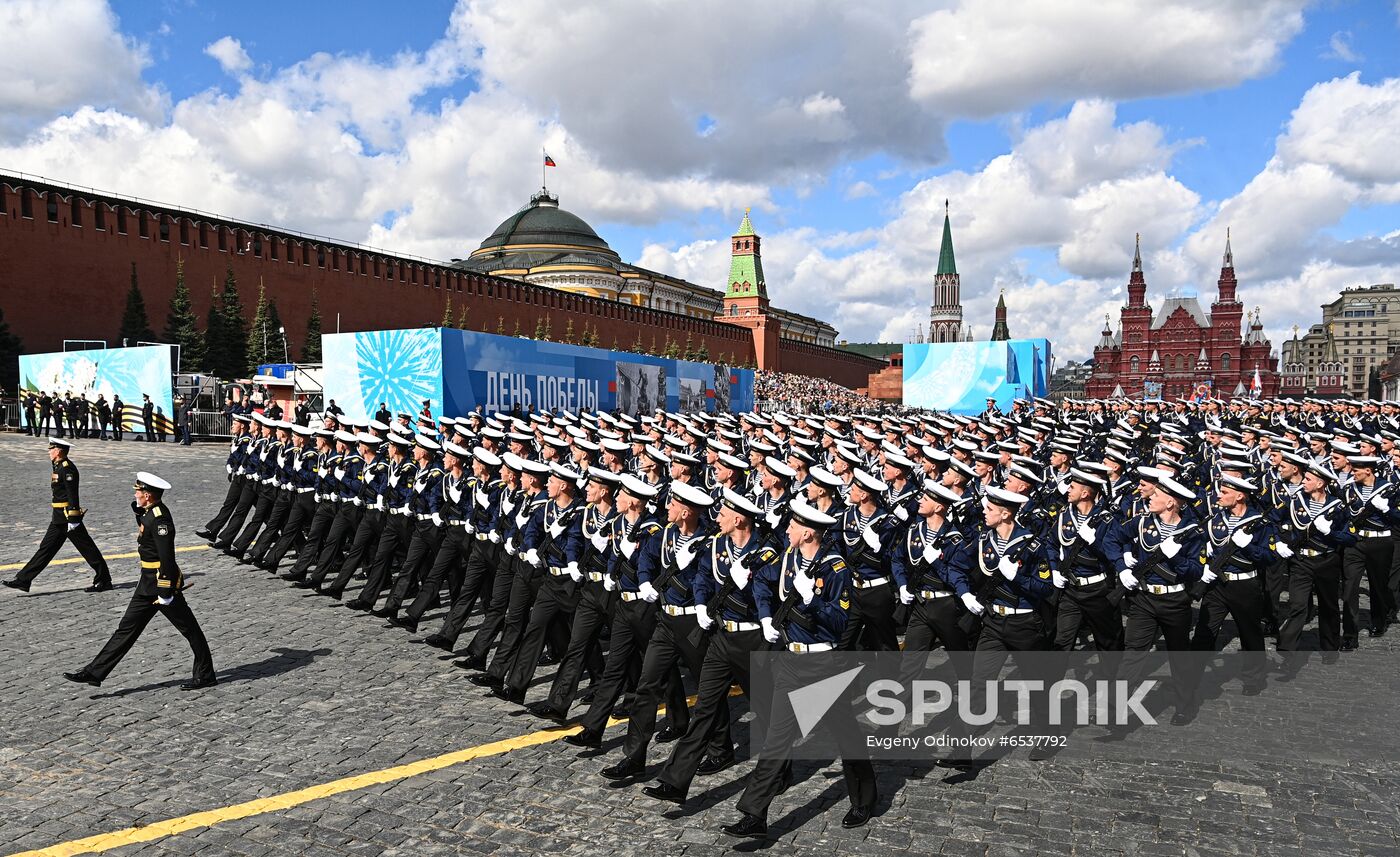 Russia Victory Day Parade Rehearsal