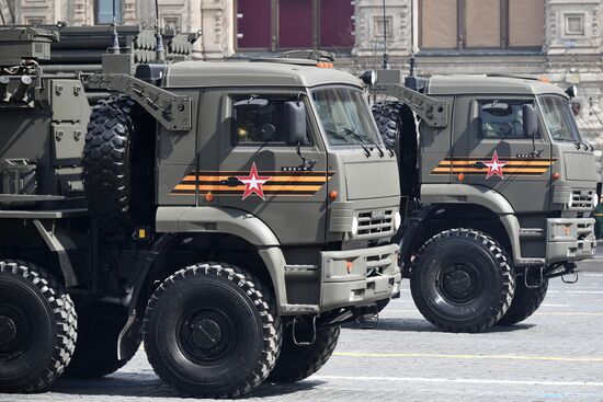 Russia Victory Day Parade Rehearsal