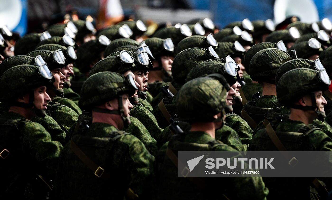 Russia Victory Day Parade Rehearsal