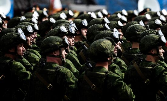 Russia Victory Day Parade Rehearsal