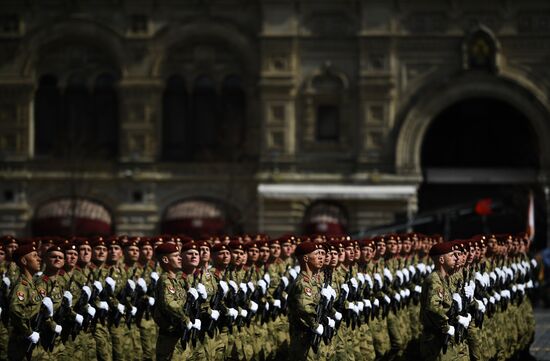 Russia Victory Day Parade Rehearsal
