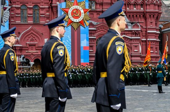 Russia Victory Day Parade Rehearsal