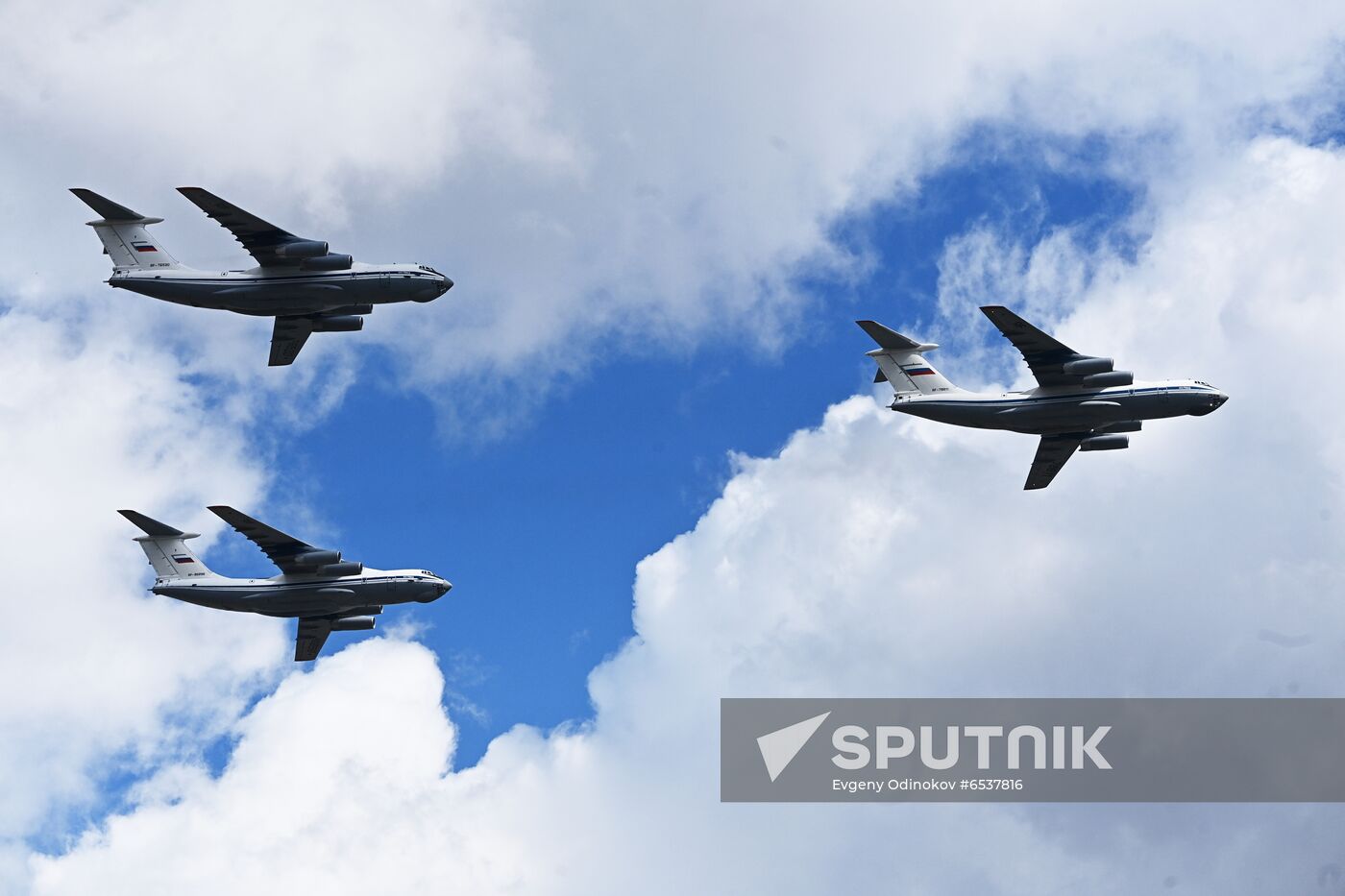 Russia Victory Day Parade Aerial Rehearsal