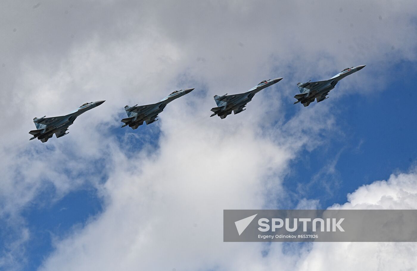 Russia Victory Day Parade Aerial Rehearsal