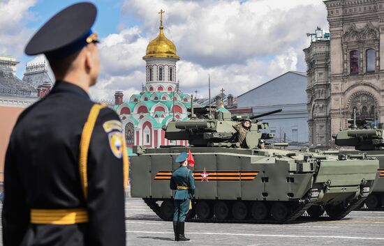 Russia Victory Day Parade Rehearsal