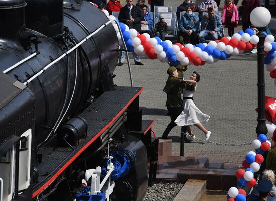 Russia Vintage Train