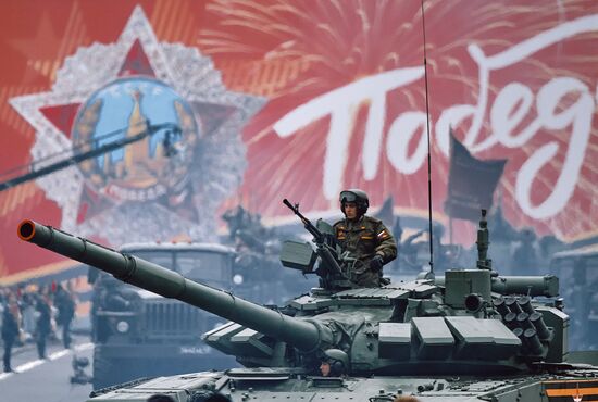Russia St Petersburg Victory Day Parade Rehearsal