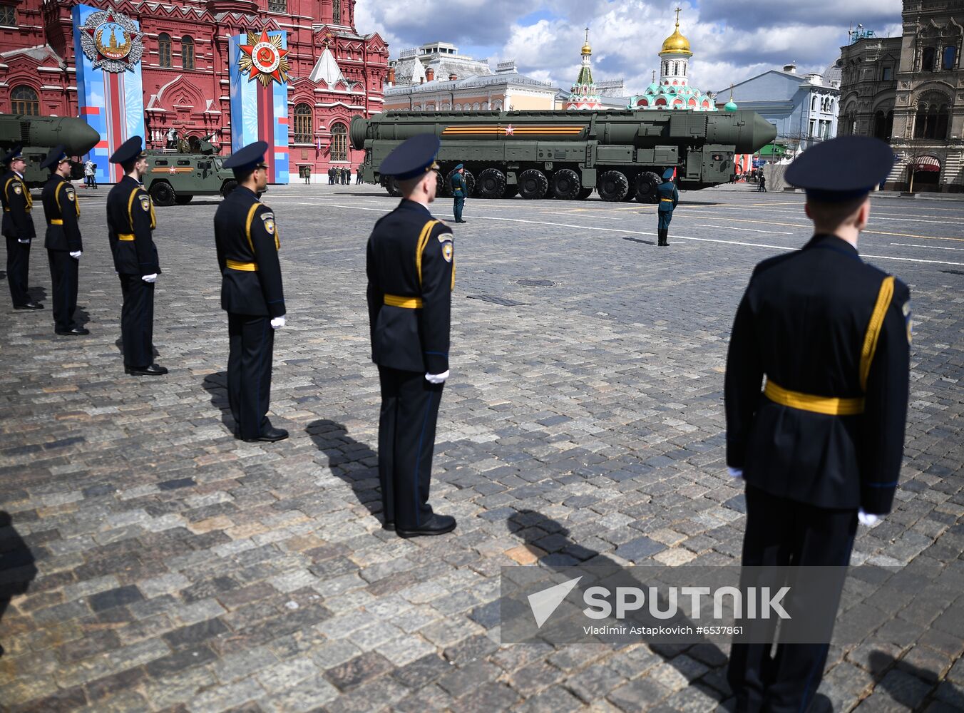 Russia Victory Day Parade Rehearsal
