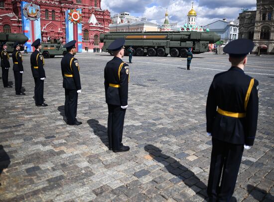 Russia Victory Day Parade Rehearsal