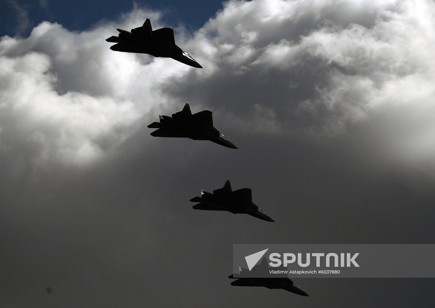 Russia Victory Day Parade Aerial Rehearsal