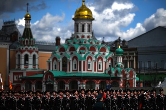Russia Victory Day Parade Rehearsal