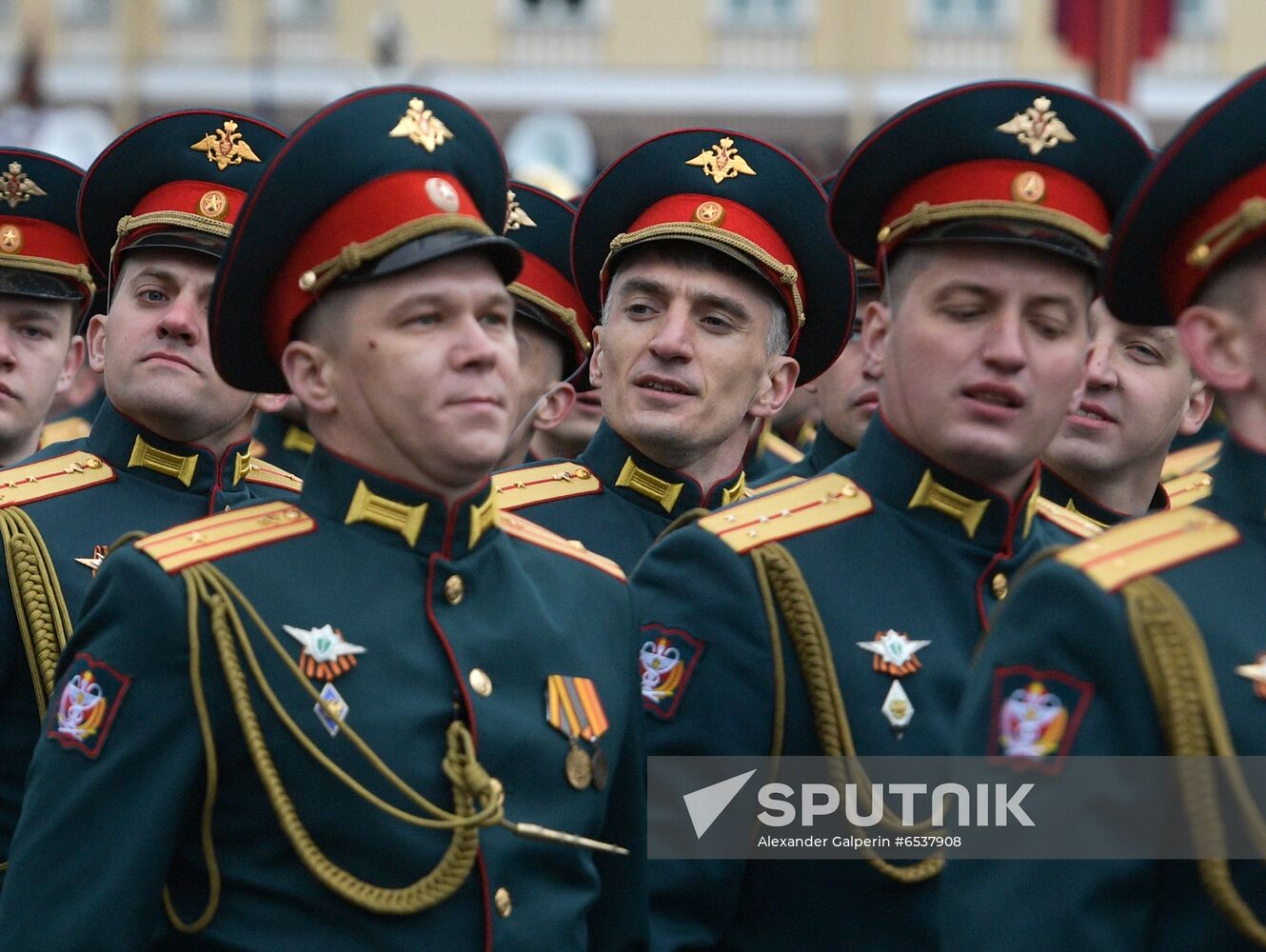 Russia St Petersburg Victory Day Parade Rehearsal