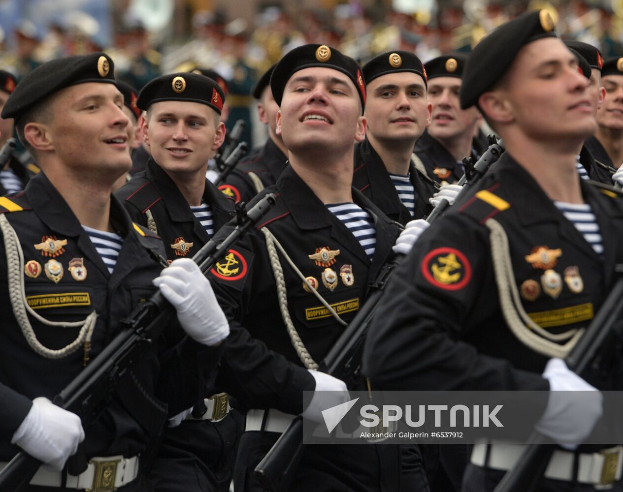 Russia St Petersburg Victory Day Parade Rehearsal