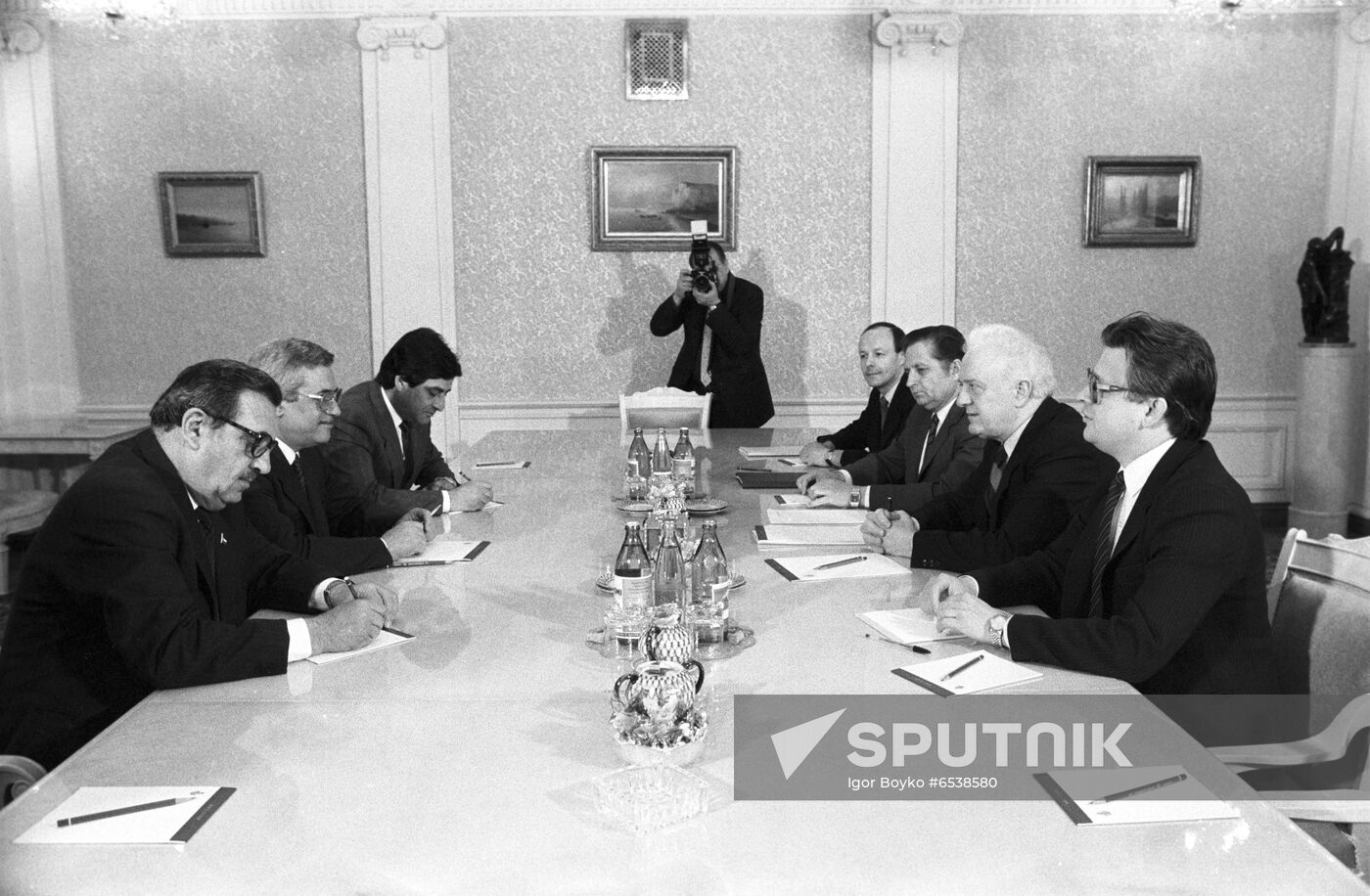 Member of Executive Committee of Palestine Liberation Organization Mahmoud Abbas visits Moscow