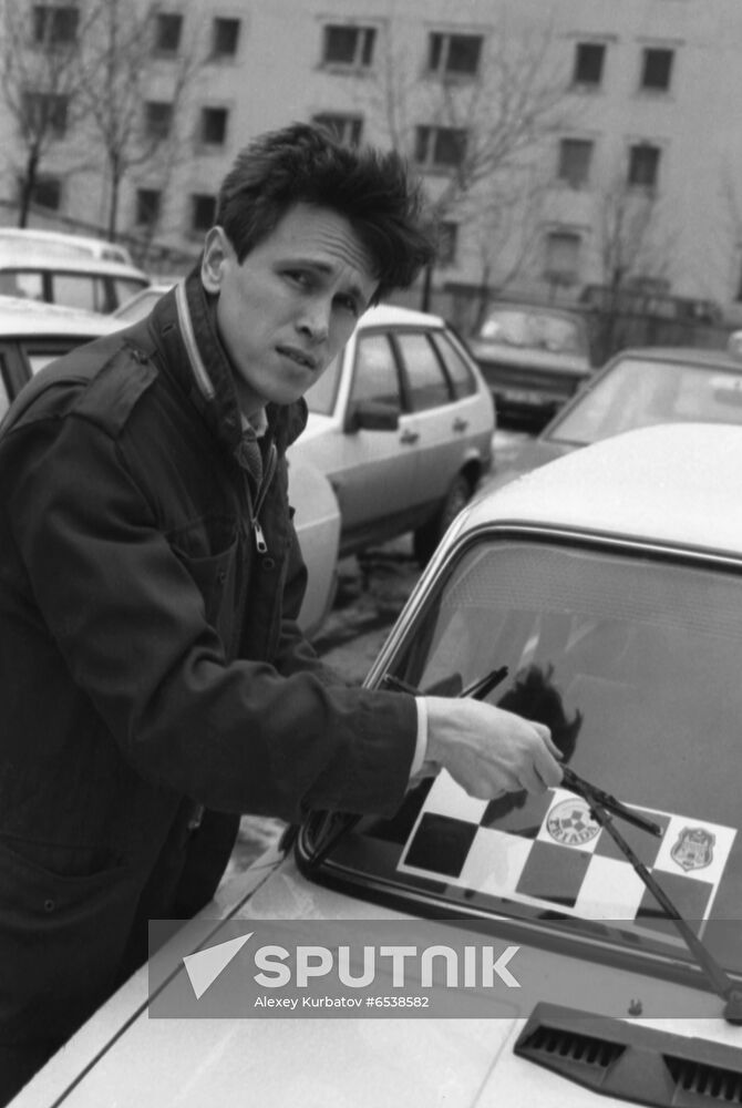 Private taxi in Moscow