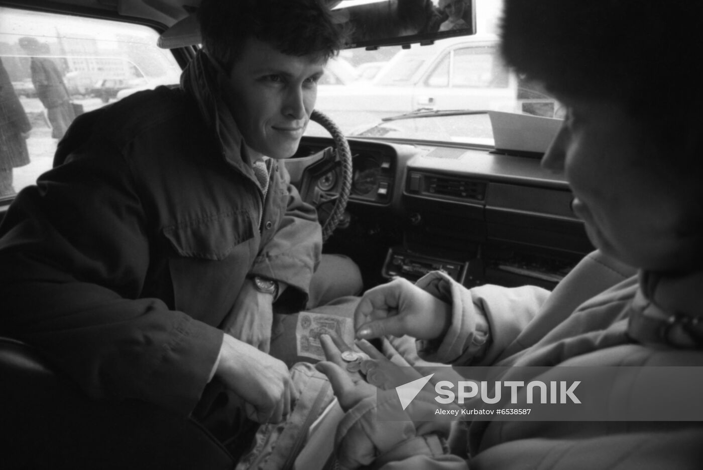 Private taxi in Moscow