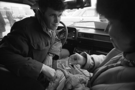 Private taxi in Moscow