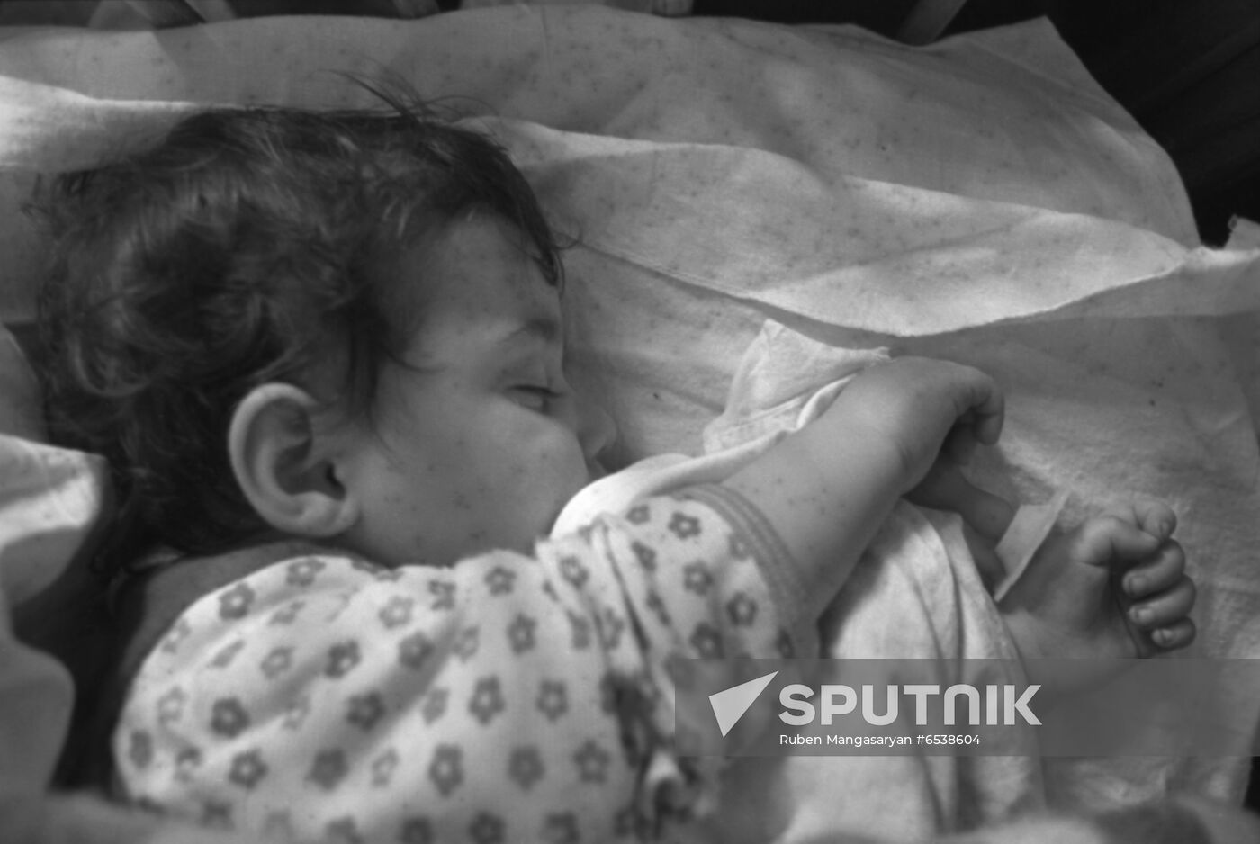 Armenian children (Spitak earthquake)