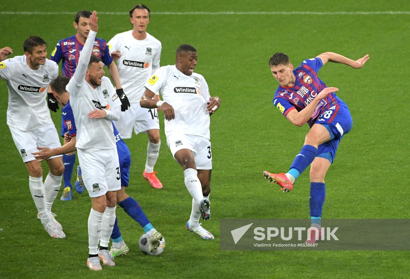Russia Soccer Premier-League CSKA - Krasnodar