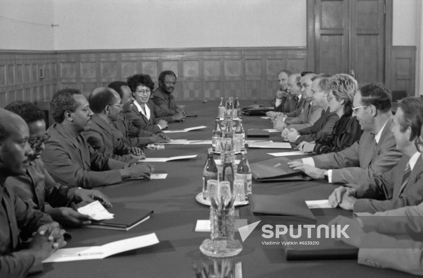 Ethiopian President Mengistu Haile Mariam's visit to USSR