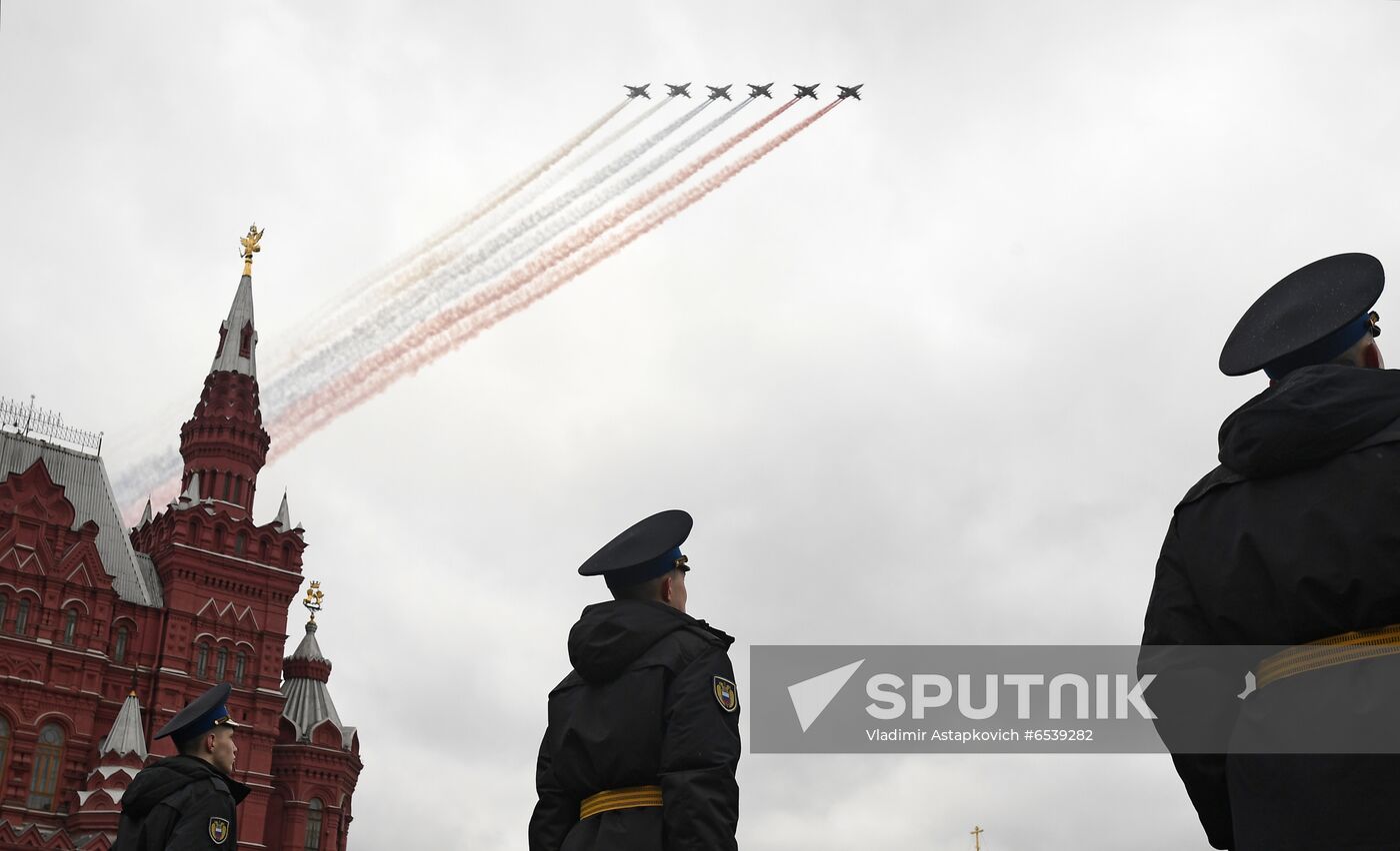 Russia Victory Day Parade Air Segment