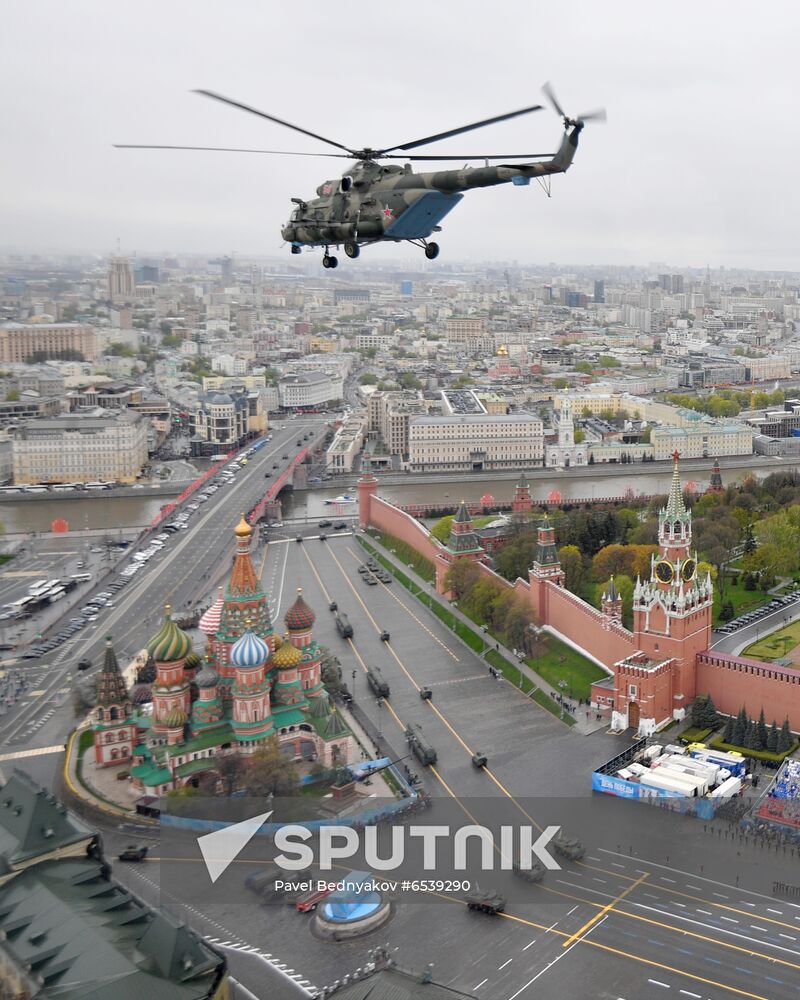 Russia Victory Day Parade Air Segment