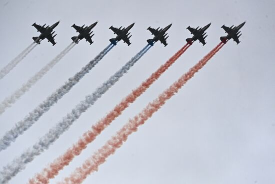 Russia Victory Day Parade Air Segment