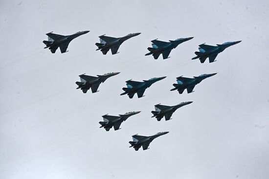 Russia Victory Day Parade Air Segment