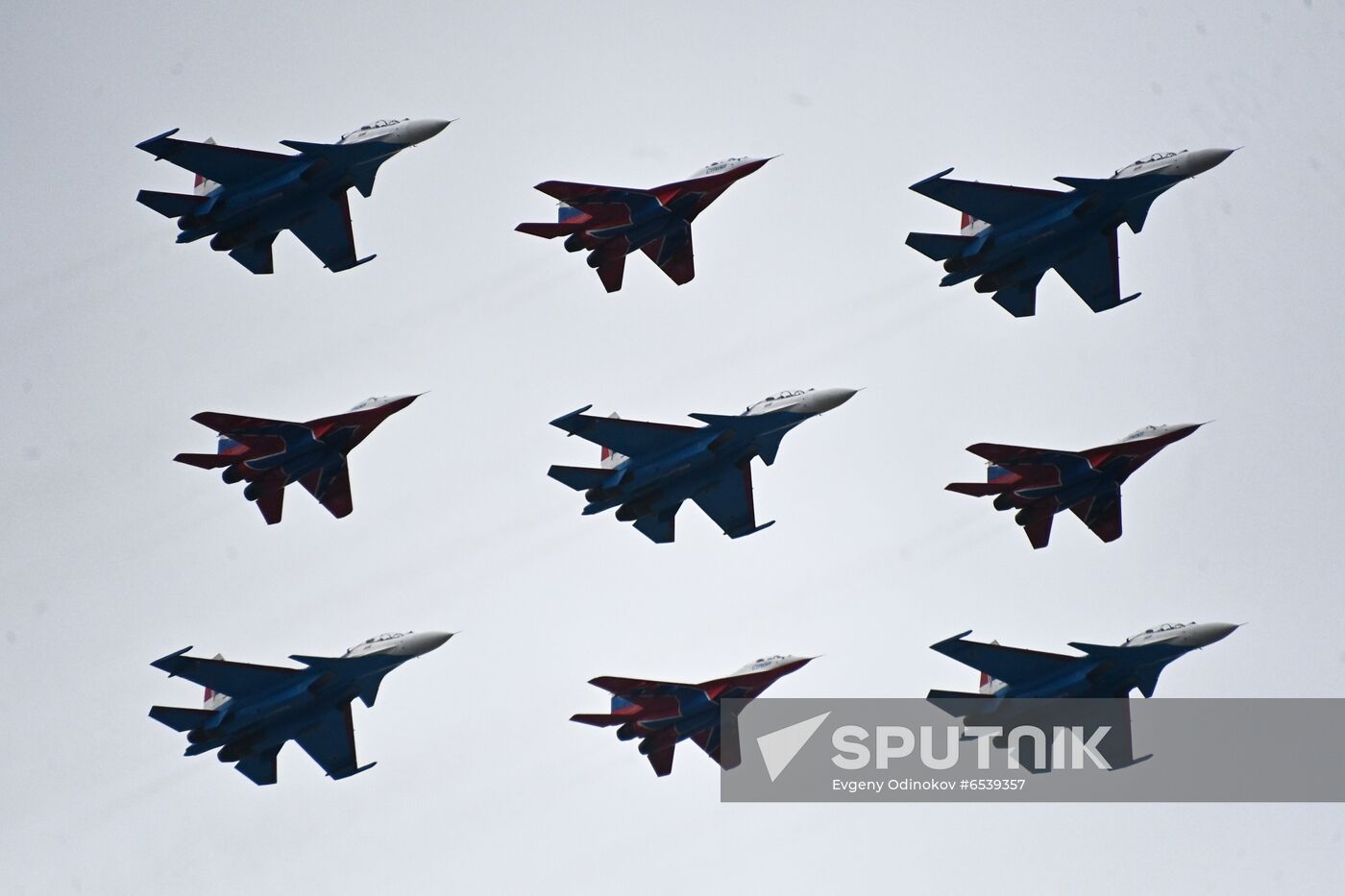 Russia Victory Day Parade Air Segment