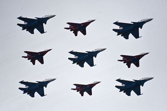 Russia Victory Day Parade Air Segment