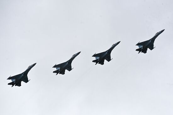 Russia Victory Day Parade Air Segment