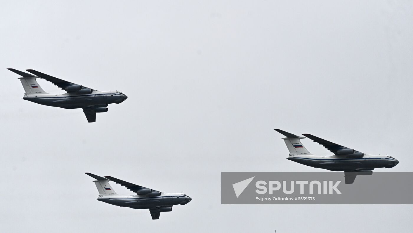 Russia Victory Day Parade Air Segment