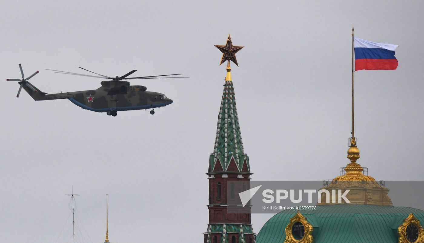 Russia Victory Day Parade Air Segment