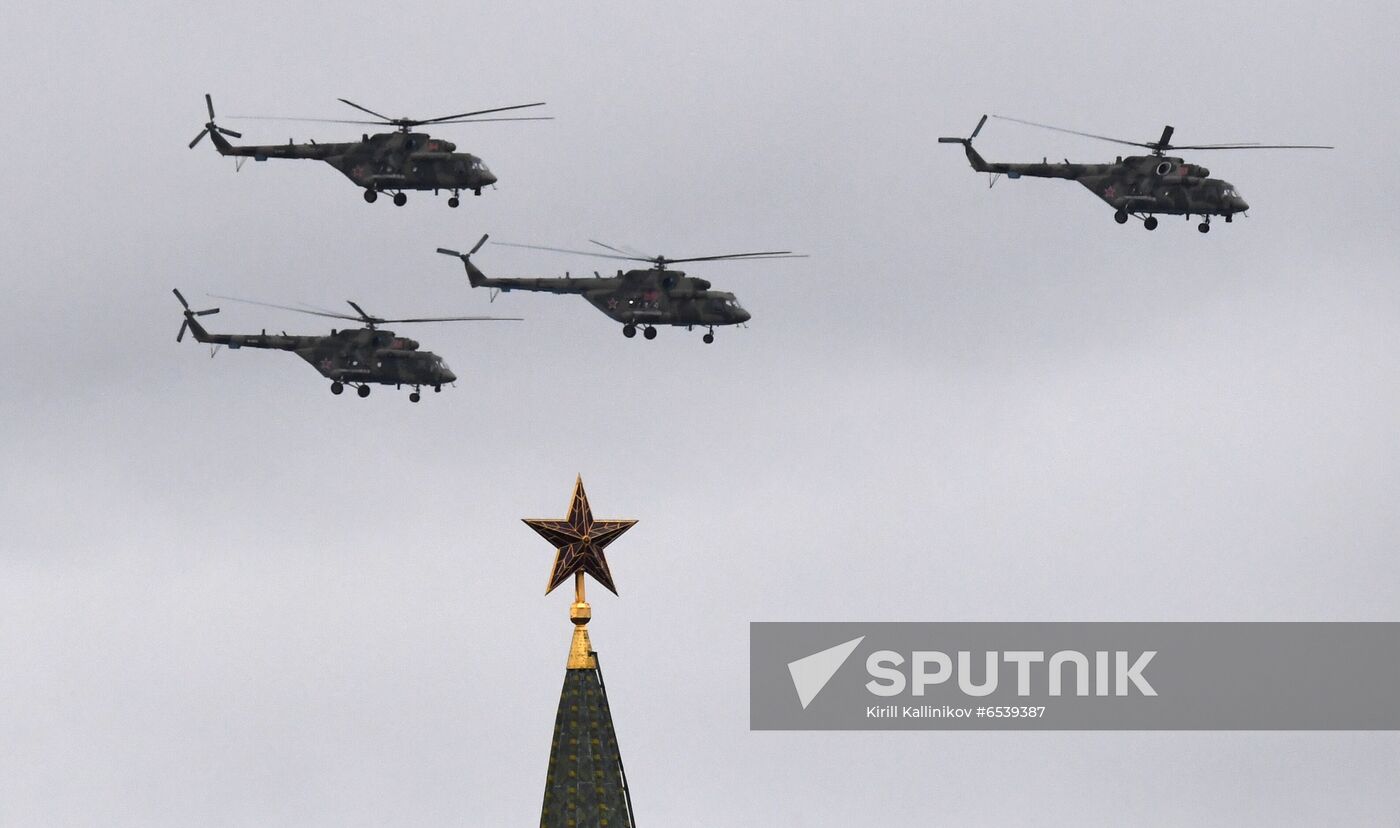 Russia Victory Day Parade Air Segment