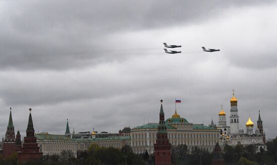 Russia Victory Day Parade Air Segment