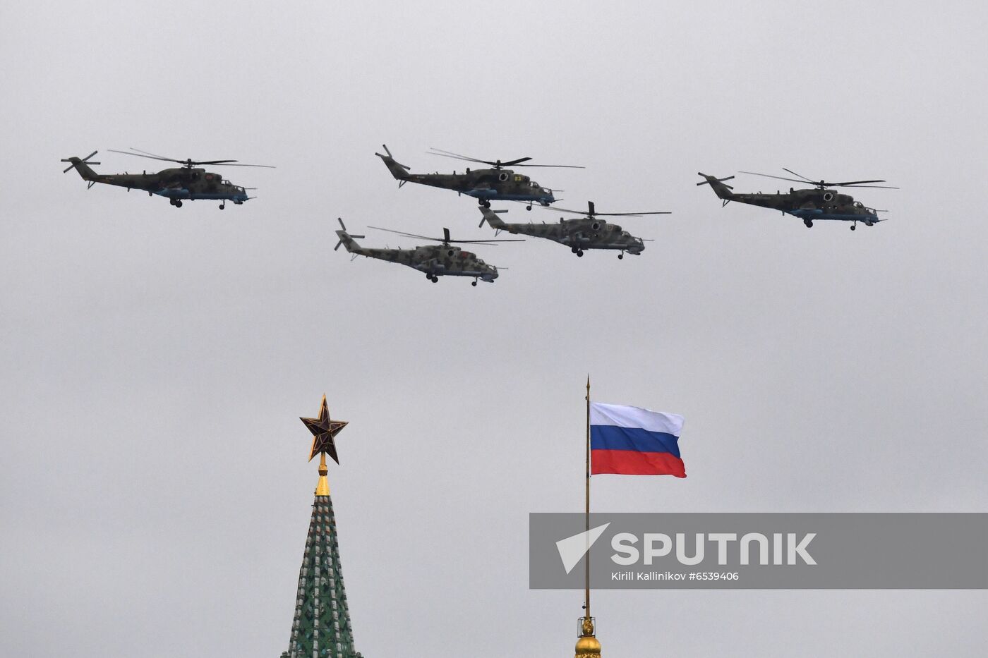 Russia Victory Day Parade Air Segment