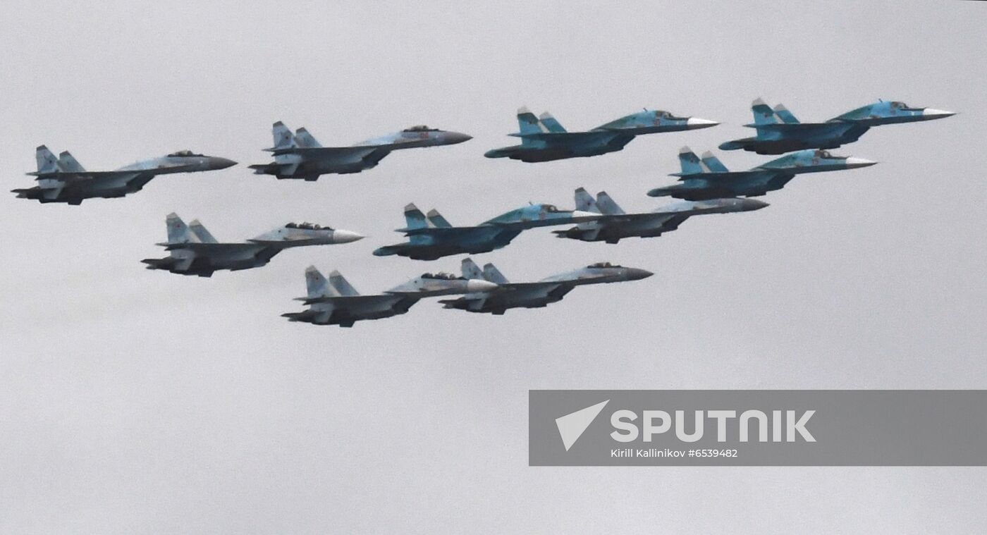 Russia Victory Day Parade Air Segment
