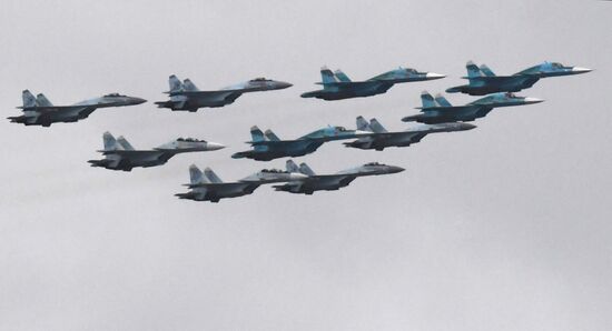 Russia Victory Day Parade Air Segment