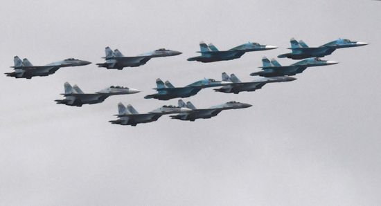 Russia Victory Day Parade Air Segment