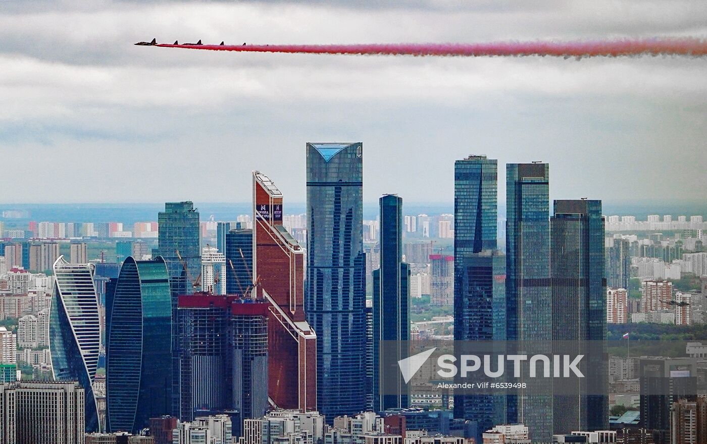 Russia Victory Day Parade Air Segment
