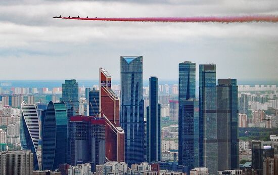 Russia Victory Day Parade Air Segment