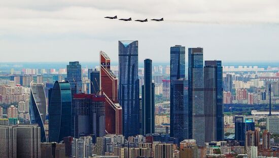 Russia Victory Day Parade Air Segment
