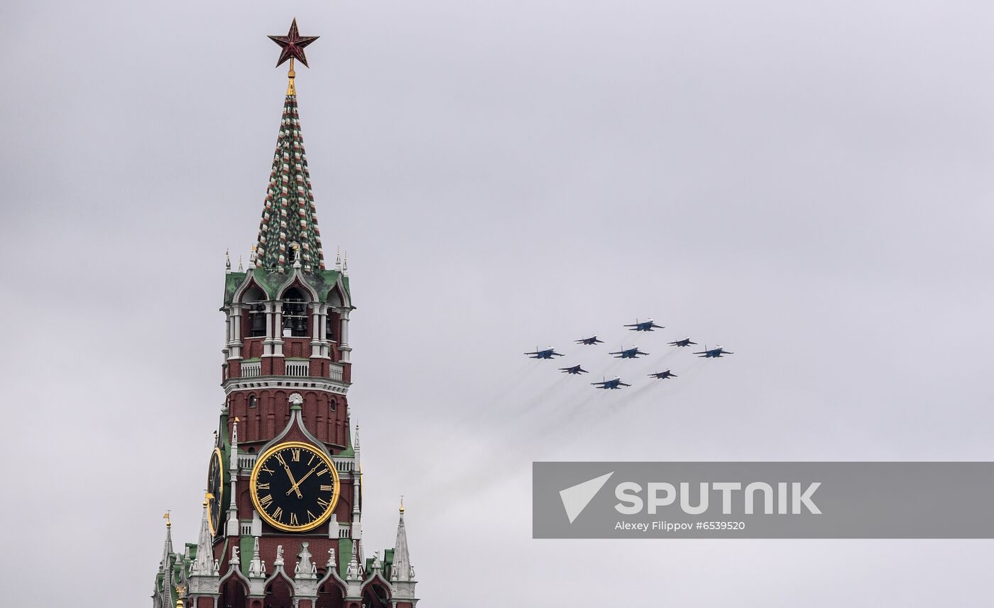 Russia Victory Day Parade Air Segment